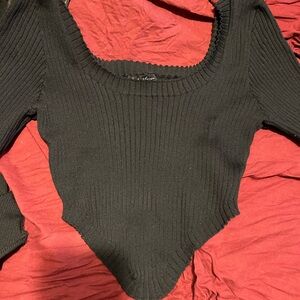 Hunter Charcoal Ribbed Knitwear